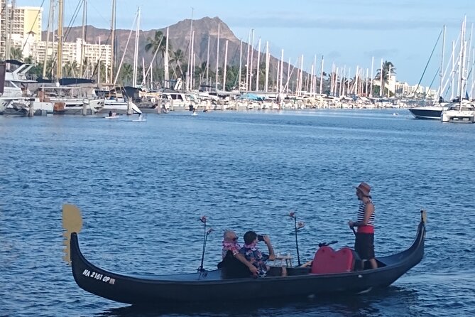 Aloha Gondola Cruise with Drinks & Pastries - Drinks, pastries, and the Hawaiian lei