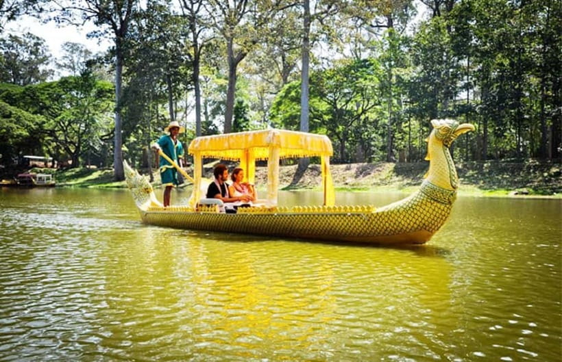 Angkor Bike tour & Gondola Sunset Boat - Angkor after the temple gates close