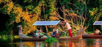 Angkor Bike tour & Gondola Sunset Boat w/ Drinks & Snack