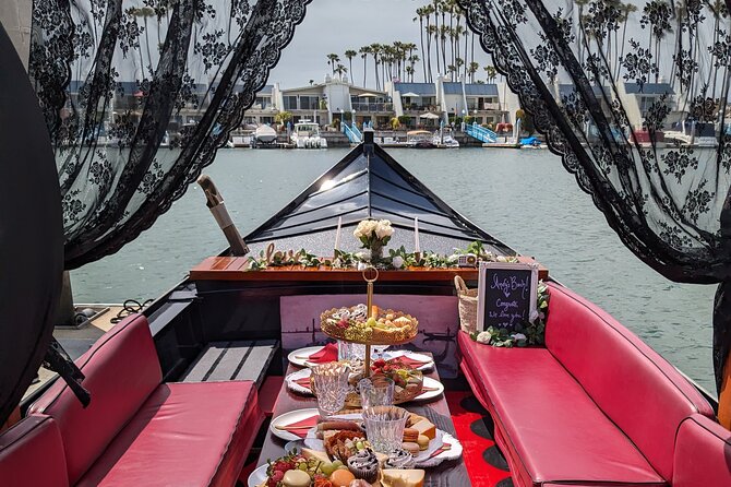 Beautiful Luxury Picnic on a Docked Gondola Boat in Coronado - What makes this Coronado picnic special