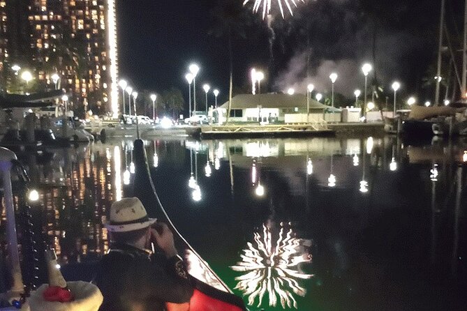 Fireworks Waikiki Gondola Cruise -lots of fun- - Timing, Meeting Point, and Group Size