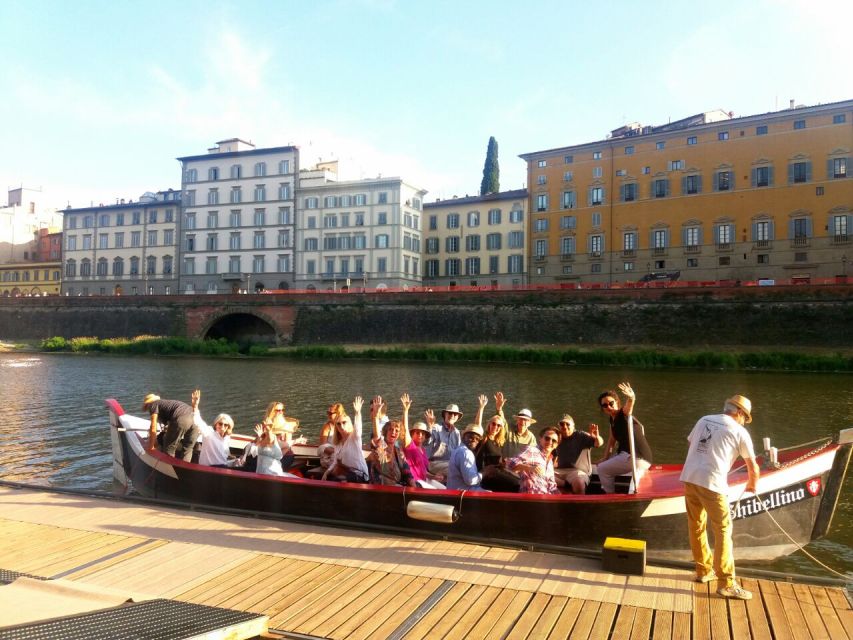 Florence: Guided Gondola Boat Tour with a Glass of Wine - Why the Arno gives Florence a different face