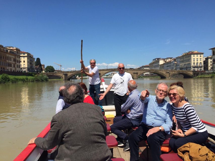 Florence: Guided Gondola Boat Tour with a Glass of Wine - The Oltrarno from the river