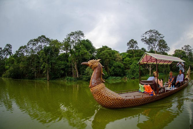 Late afternoon Angkor Gondola Tour with champagne and canapés - What you see from the water
