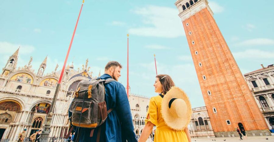 Venice: Basilica and Doge's Palace Tour with Gondola Ride - St. Mark’s Square sets the scene
