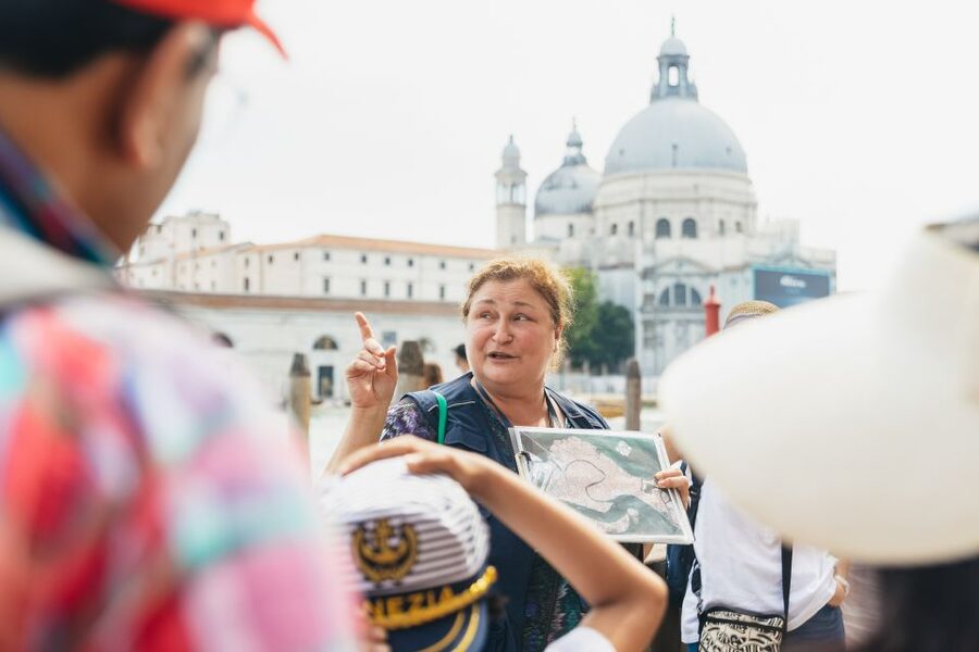 Venice: Grand Canal Gondola Ride with App Commentary - The final view toward Saint Mark’s Basin