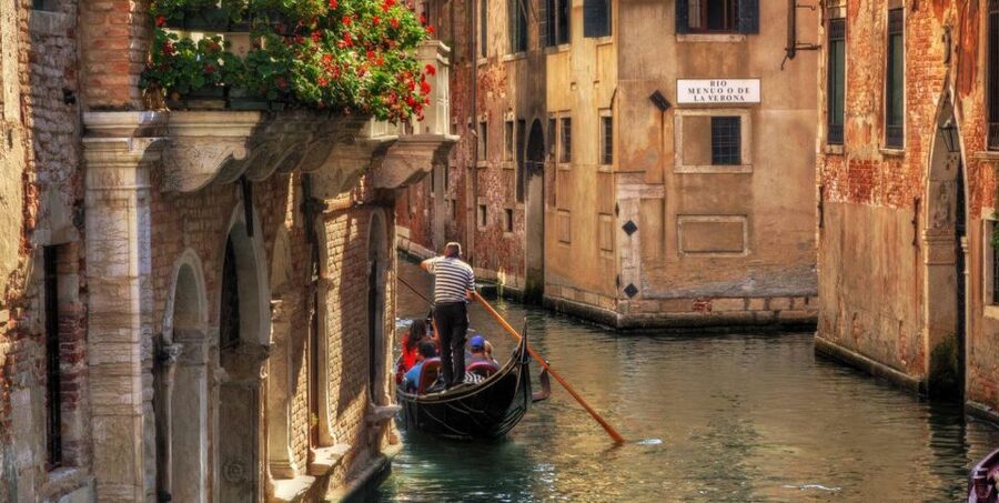 Venice: Private Gondola Tour - Smaller canals away from the crowds